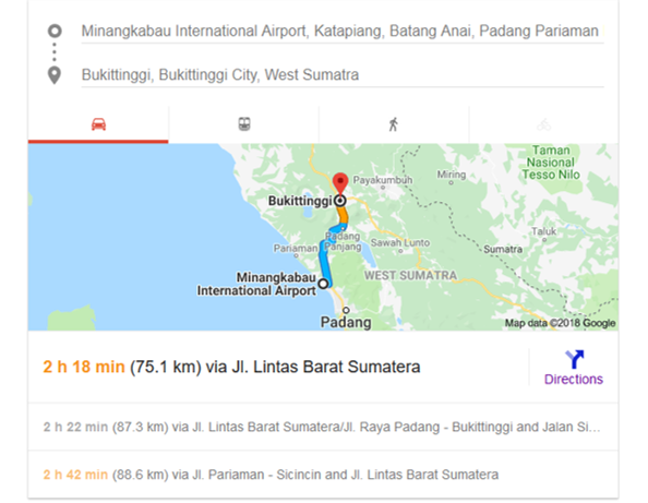 Minangkabau Airport To Bukittinggi
